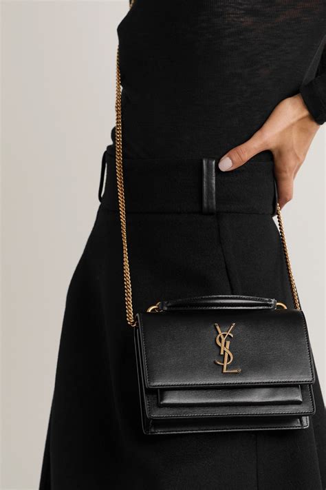 ysl sunset crossbody bag poudre colour|saint laurent sunset crossbody bag.